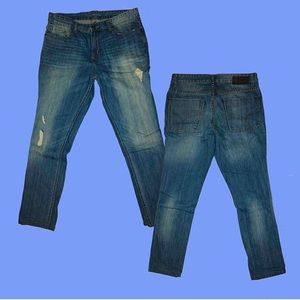 TAPERED CALVIN KLEIN DENIM JEANS